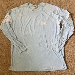 PINK brand light blue spirit jersey